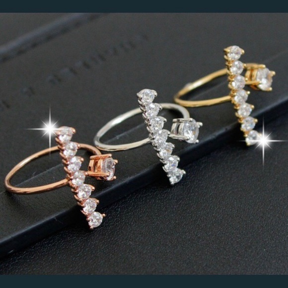 🆕 EMMA Adjustable Crystal Ring - Picture 3 of 8